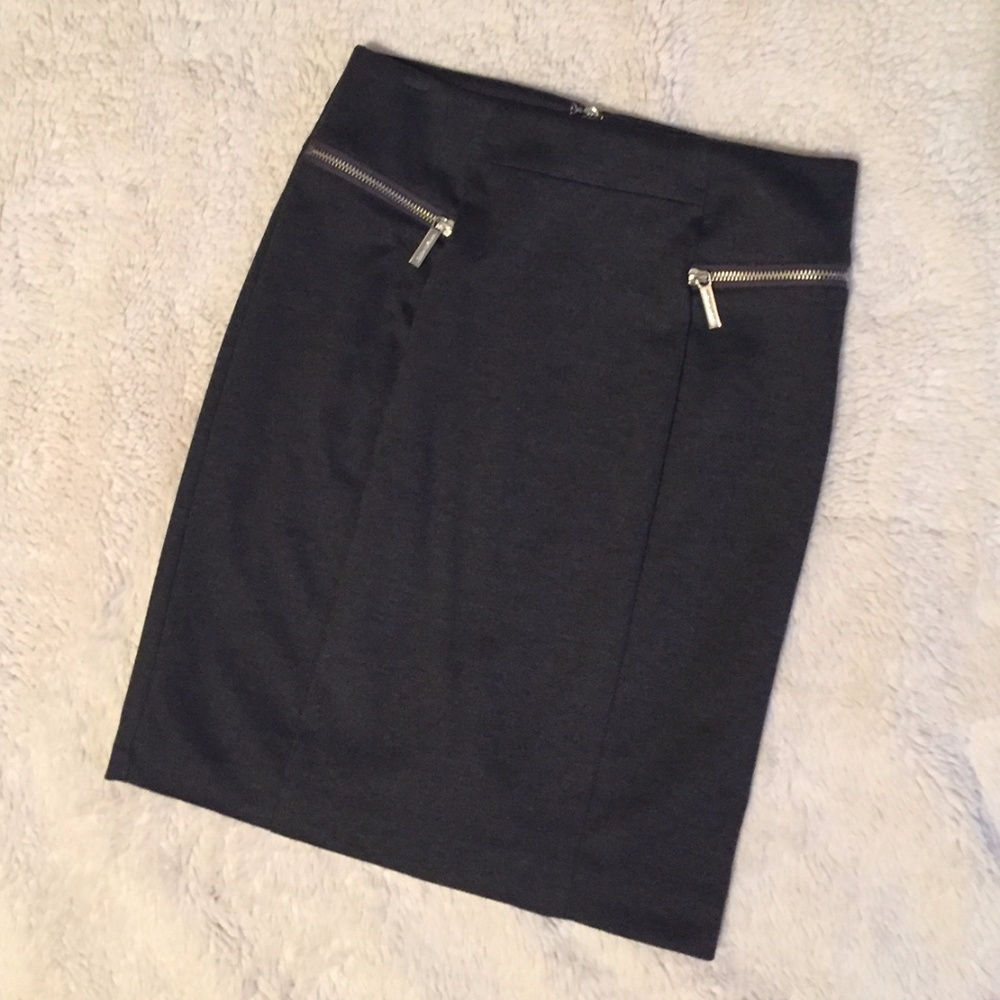 Gray Michael Kors Pencil Skirt